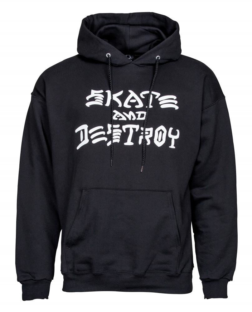 Thrasher Hoody Skate & Destroy - Black