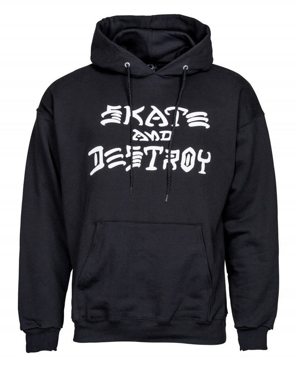 Thrasher Hoody Skate & Destroy - Black