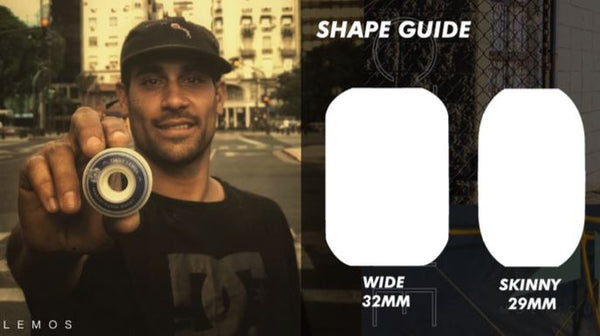 Crupie x ODB Photo Wide Shape Skateboard Wheels - 53mm