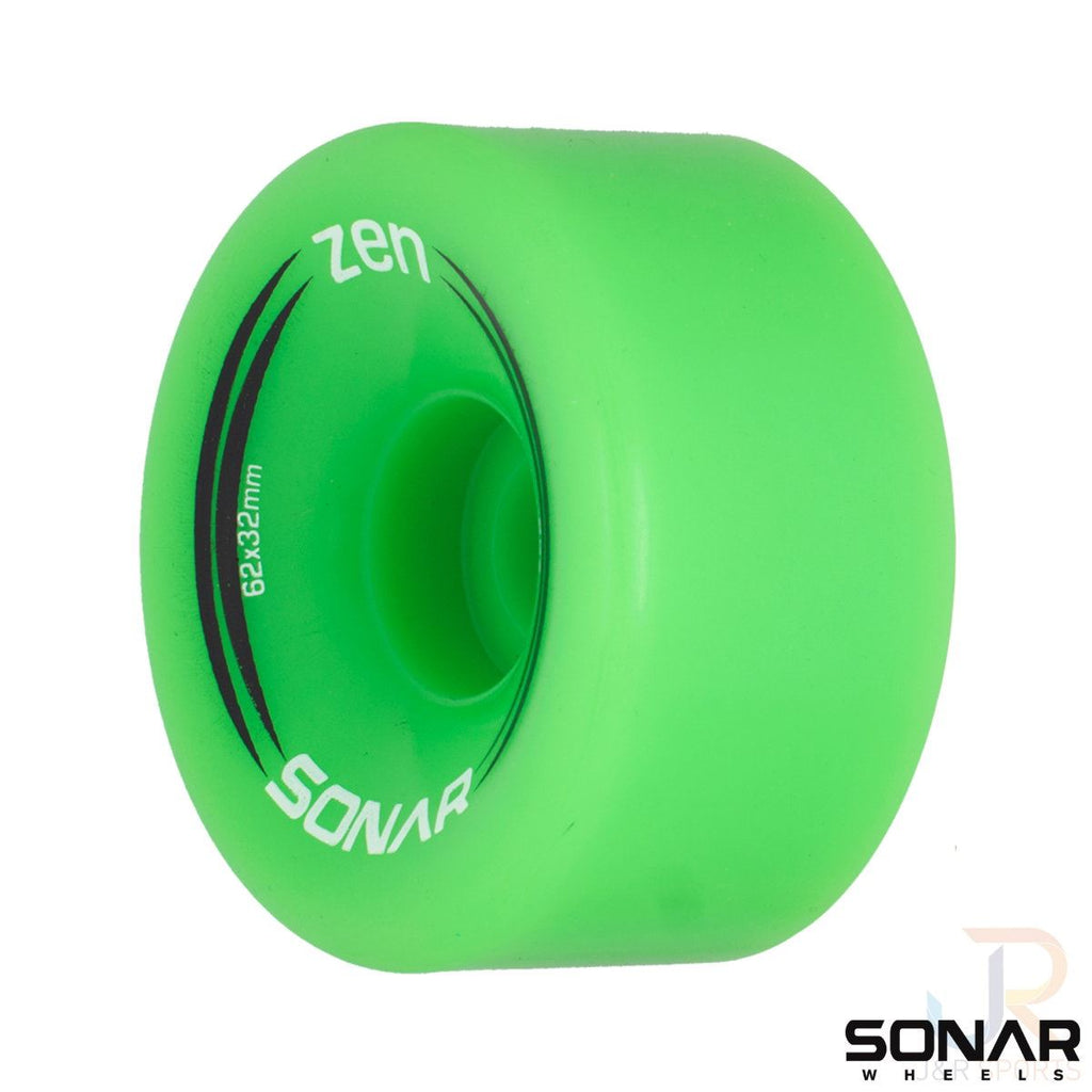 Sonar (4) Zen - Green - / 85a Skateboard Wheels - 62mm