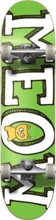 Meow Logo Green Complete Skateboard - 7.75