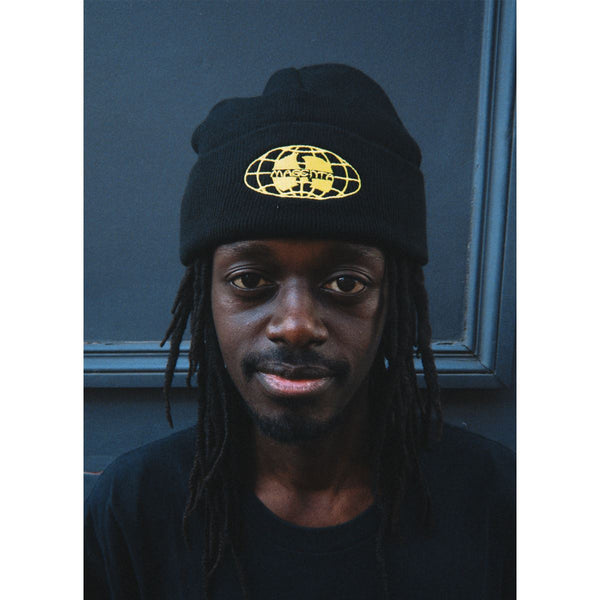 Magenta Shaolin Beanie Black