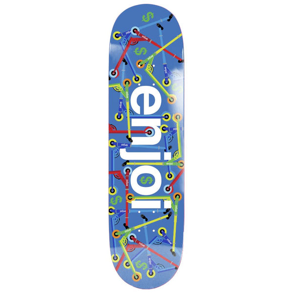 Enjoi Big Box Scooters R7 Deck Blue 8