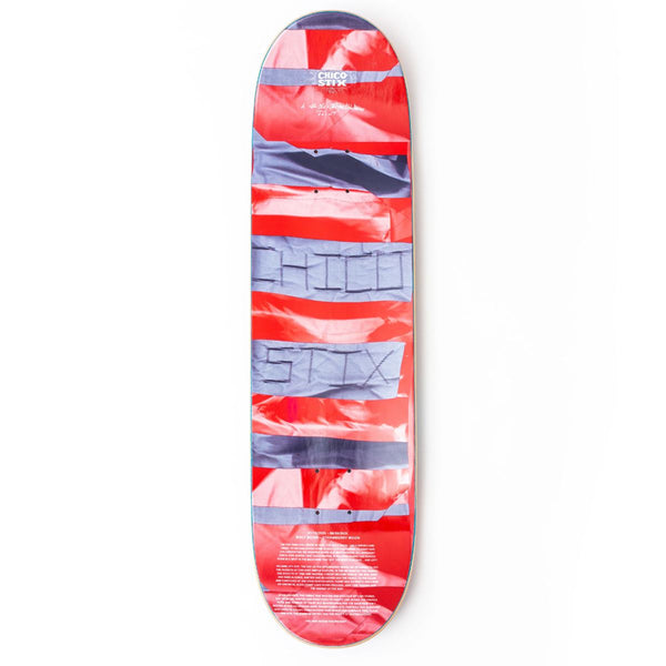Chico Stix Wolf / Strawberry Moon CS2 Popsicle (Top & Bottom Graphic) Skateboard Deck - 8.5"