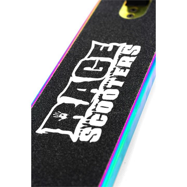 Rage One 110mm Neochrome Stunt Scooter - Full Size