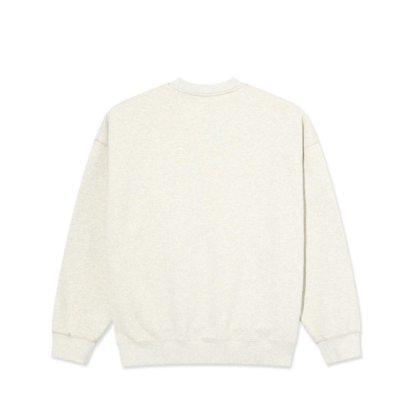 Polar Skate Co Frankie Crewneck (Ivory Grey Melange)
