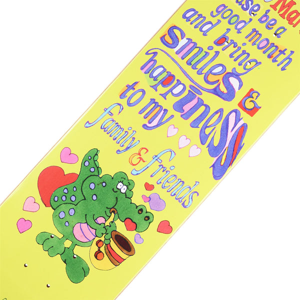WKND Filip Almqvist 'Hello March' (WB) Skateboard Deck - 8.375