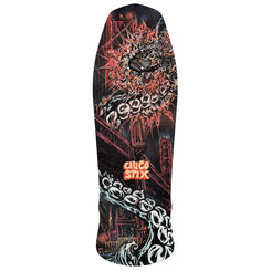 Chico Stix Chico x Swanski + Zine Retro Shape Skateboard Deck - 10.0"