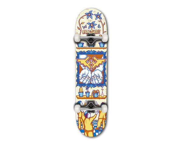 Fracture Adswarm Complete Skateboard - 8.0