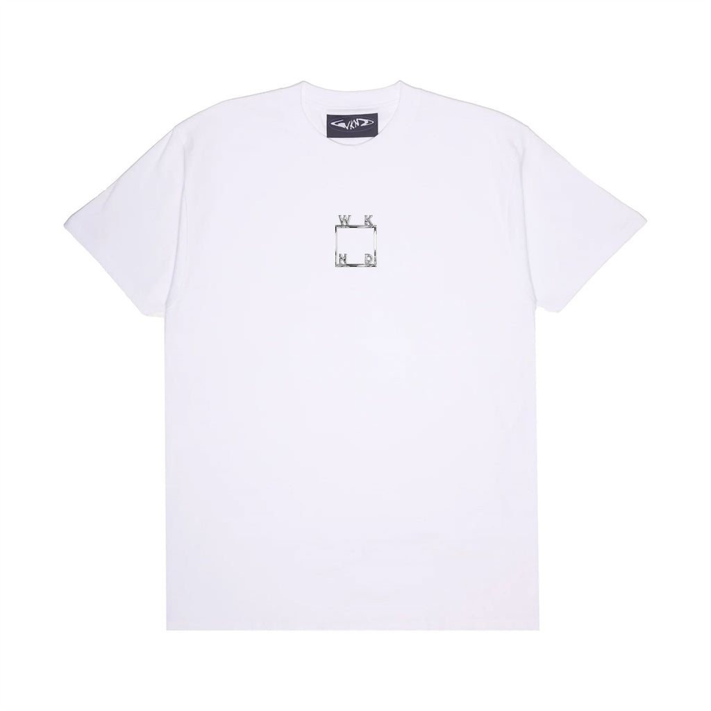 WKND Center Logo Tee White - Skatewarehouse.co.uk