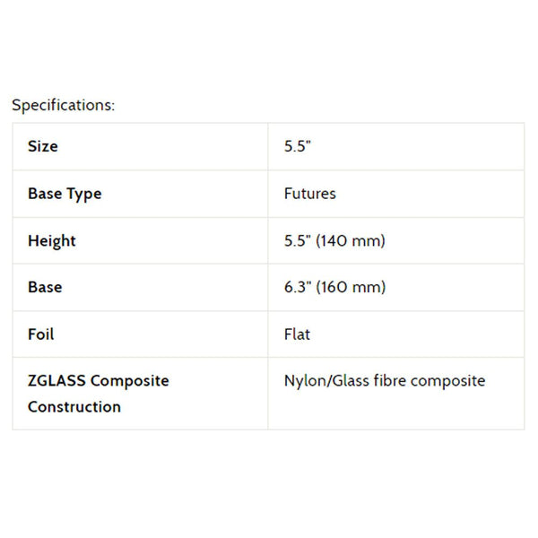 3D Fins - Speed Keel Twin - B&W Starburst (FCS1 / Futures)