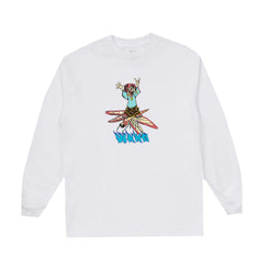 WKND Runaway L/S Tee White - Skatewarehouse.co.uk