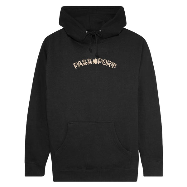Pass~Port Sham Embroidery Hoodie (Black) - L