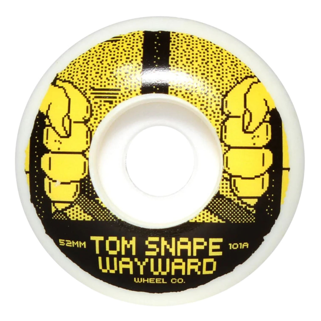 Wayward Classic Pro - Tom Snape (White / Yellow) Skateboard Wheels - 52mm