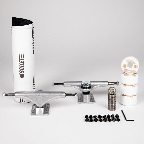 Bullet / Ricta Full Truck Kit Silver Undercarriage Kit - 140 - Skatewarehouse.co.uk
