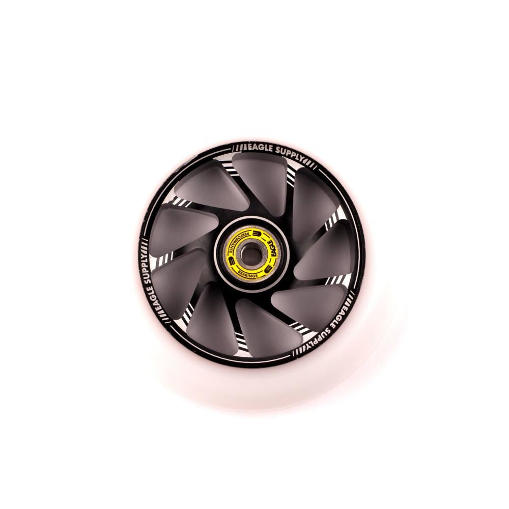 Eagle Supply Scooter Wheel Radix Team Core 115mm - Black / White - Skatewarehouse.co.uk