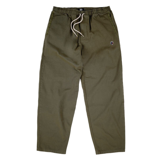 Magenta Loose Pants Khaki