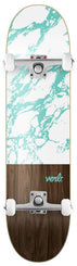 Verb Marble Dip Logo White/Mint x Venom Custom Complete Skateboard - 8.25" - Skatewarehouse.co.uk