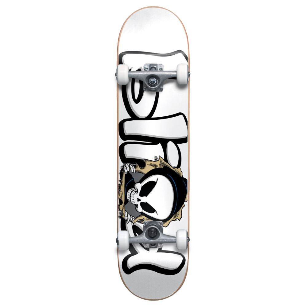 Blind Classic Bust Out Reaper White Complete Skateboard - 8.25"