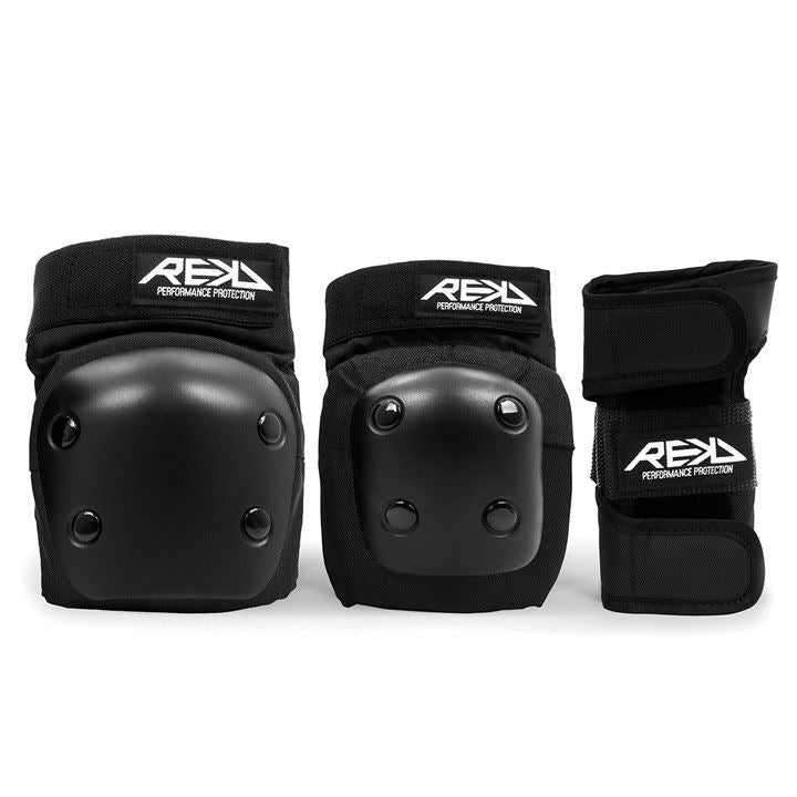 REKD Junior Heavy Duty Triple Pad Set - Black