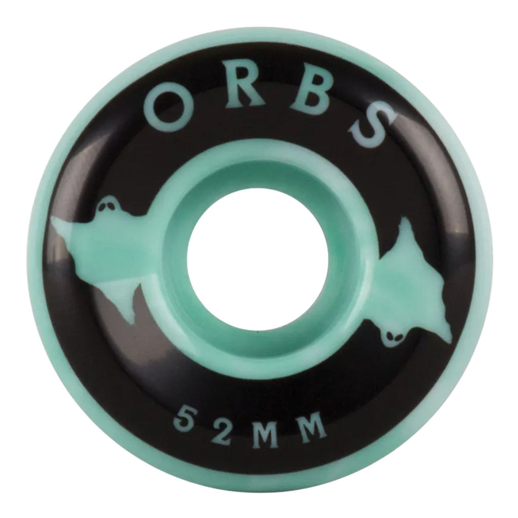 Orbs Specters Swirls - Conical - 99A - (Teal / White) Skateboard Wheels - 52mm