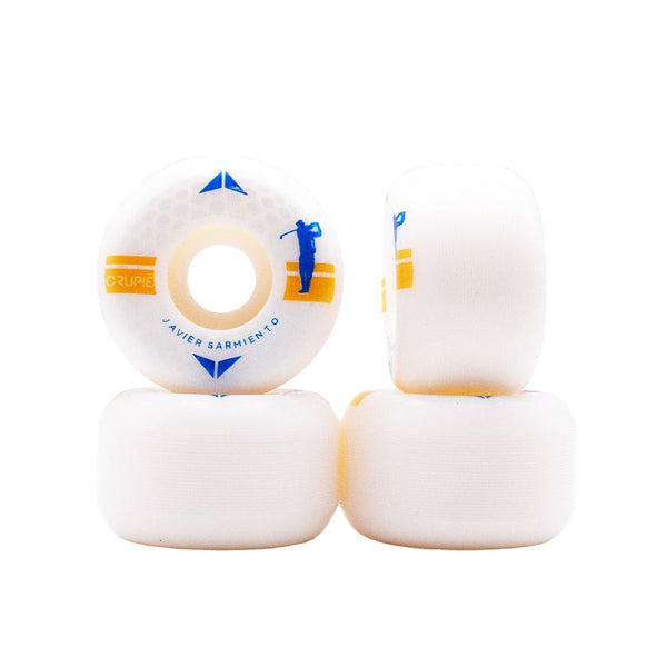 Crupie Golf Javier Sarmiento Skateboard Wheels - White