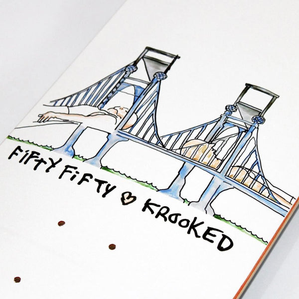 Krooked Fifty Fifty Skateboard Deck - 8.25