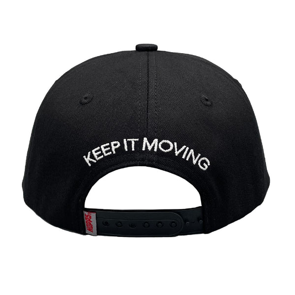 HOPPS x Quartersnacks Patch Snapback Black
