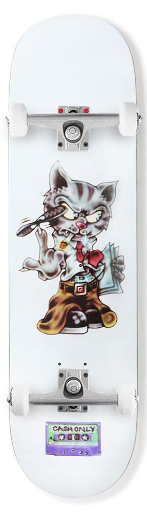 Cash Only 'Cat' x Venom Custom Complete Skateboard - 8.5