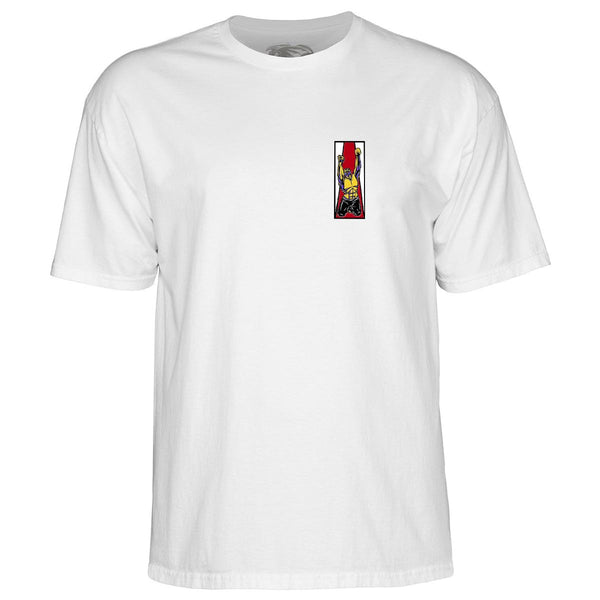 Powell-Peralta™ Mike Frazier Yellow Man Tee White - Skatewarehouse.co.uk