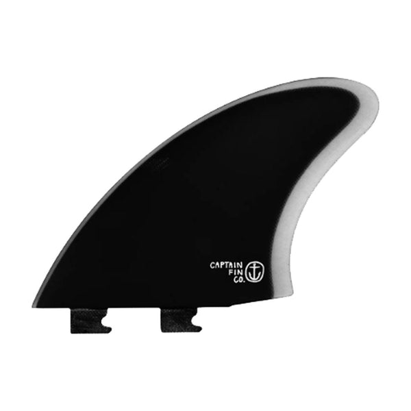 Captain Fin Co - CF Twin Keel - Large - Black (Snap-In / FCS II) - L