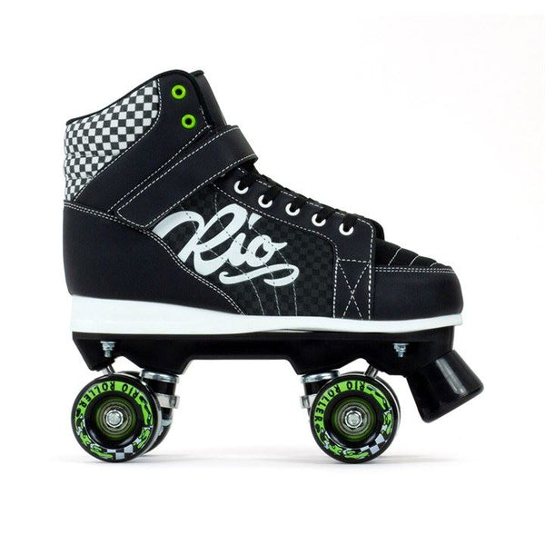 Rio Roller Mayhem II Quad Skates Black Bundle