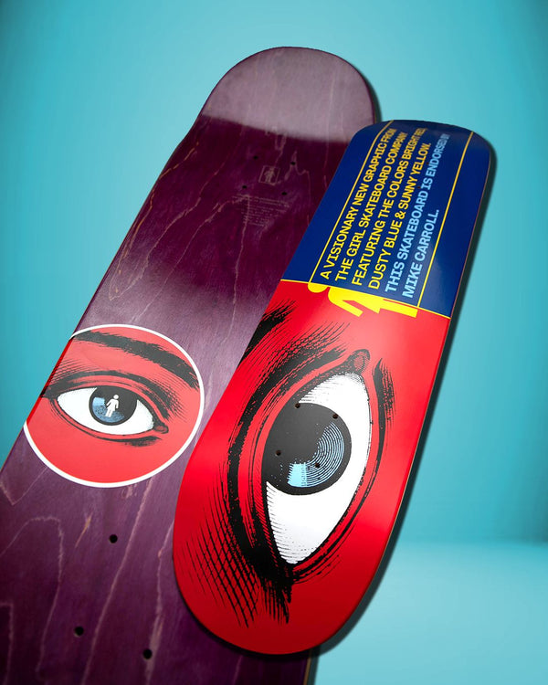Girl Follies Mike Carroll Twin Skateboard Deck - 8.5