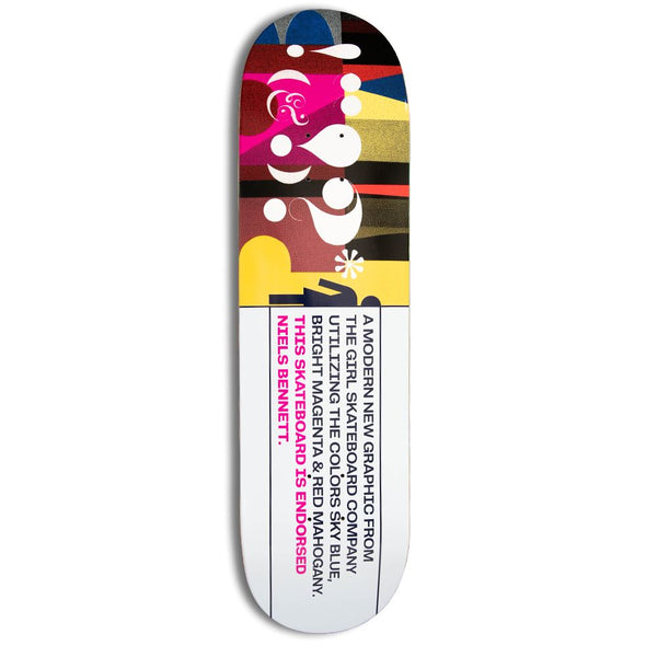 Girl Follies Niels Bennett Skateboard Deck - 8.25