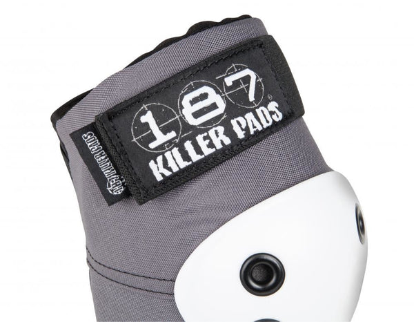 187 Killer Pads Elbow Pad - Grey / Black / White - Skatewarehouse.co.uk