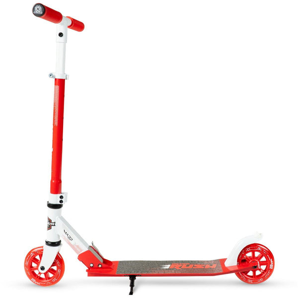 Madd Gear Rush 125 - White/Red Complete Scooter - Skatewarehouse.co.uk