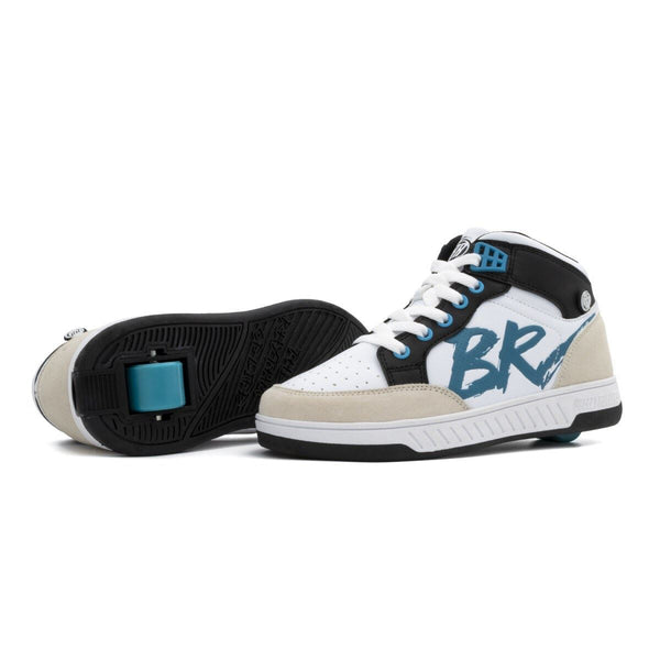 Breezy Rollers Skater - White / Multicoloured - Skatewarehouse.co.uk