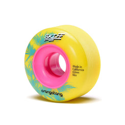 Orangatang "Skiff" Slasher Yellow 62Mm 86A (Set 4) - Skatewarehouse.co.uk