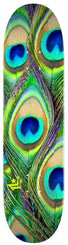 Mini Logo FF&F 18 Peacock Feather 291 Skateboard Deck - 7.75" - Skatewarehouse.co.uk