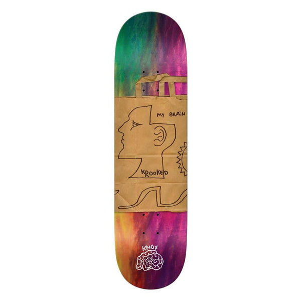 Krooked Knox Tom's Brain x Venom Custom Complete Skateboard - 8.5