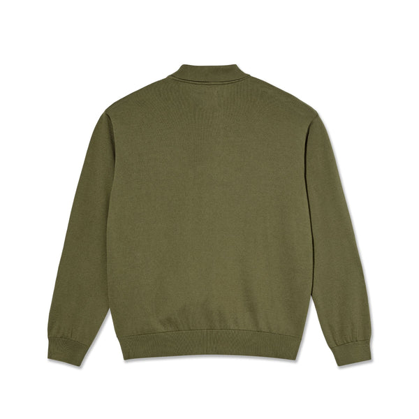Polar Skate Co Miles Cardigan (Beech) Apparel - 1