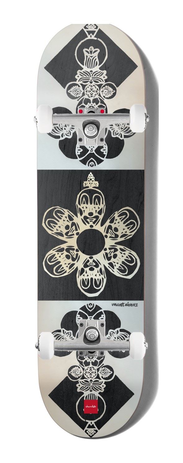 Chocolate Perdona Me Vincent Alvarez x Venom Custom Complete Skateboard - 8.25