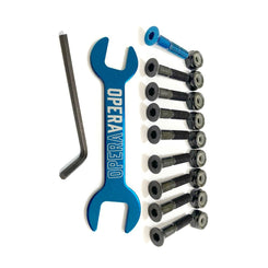 Opera Allen Hardware Black / Blue 1"