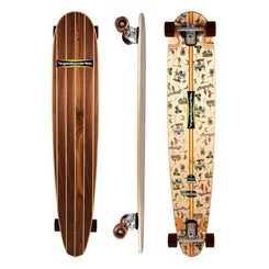 Hamboards - 5' The Logger - Walnut Longboard Complete