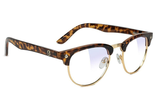 Glassy Eyewear Morrison Premium Gaming Glasses Tortoise / Clear - Skatewarehouse.co.uk