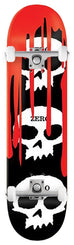 Zero Skateboard Skull Blood Black White Red x Venom Custom Complete Skateboard - 8.0" - Skatewarehouse.co.uk