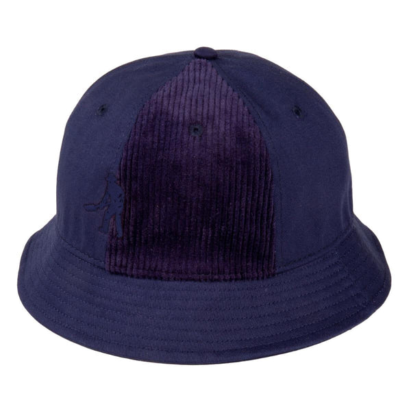 Pass~Port Cord Patch 6 Panel Bucket Cap (Navy) - L