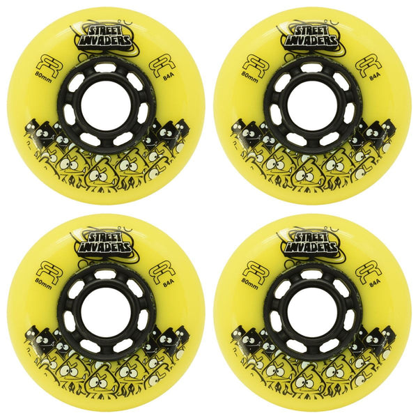 FR Street INVADER II Wheels - Yellow