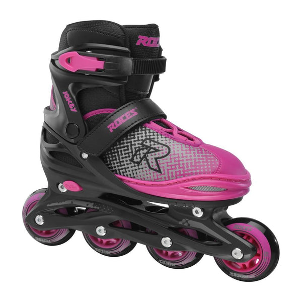 Roces Inline Skates Jokey X - Black / Pink - Skatewarehouse.co.uk