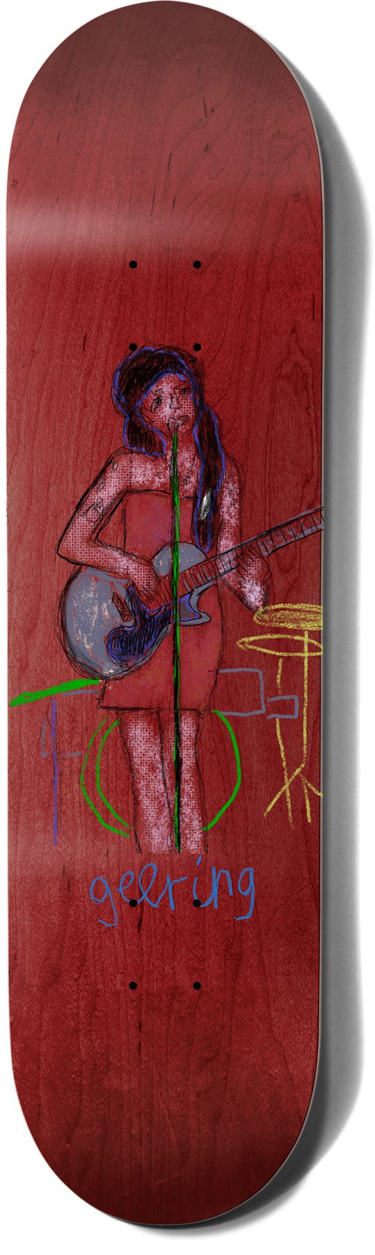 Girl Cherry Breana Geering Skateboard Deck - 8.0